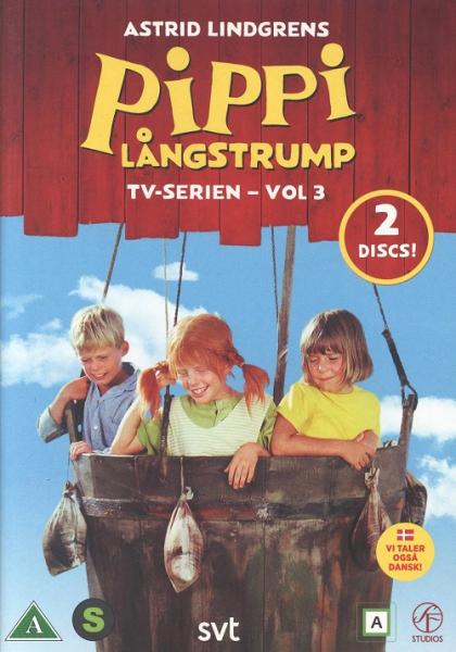 Astrid Lindgren DVD Swedish - 2 DVD Pippi Longstocking Långstrump TV-SERIE VOL.3